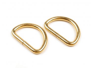 D-Ringe 25mm breit - gold